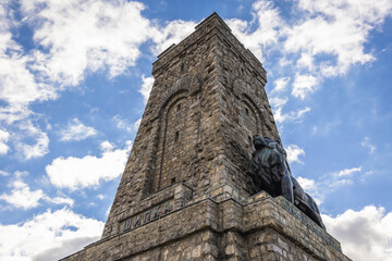 Monument of Freedom located on a Mount Stoletov on Shipka mountain pass, Bulgaria