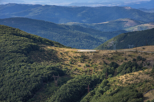 Balkan Mountains, View From Shipka Pass In Bulgarka Nature Park, Bulgaria