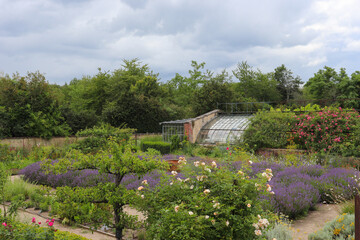 Centre - Loiret - Parc du Château de La Bussière avec son jardin fleuri
