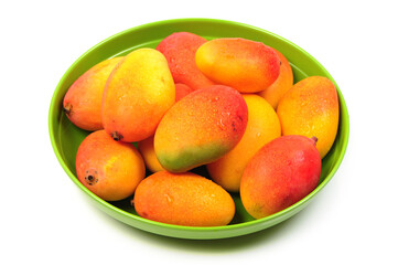 Mango on white background