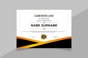 certificate gold