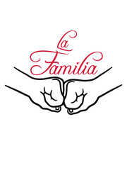 Obraz premium Fist Pump Familia 