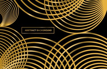 pattern abstract stripes dynamic lines gold black elegant background