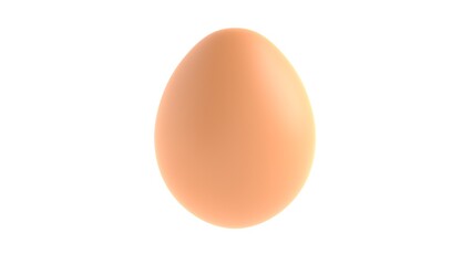 fresh egg isolated on white, chicken eggshell that can be used to represent albumen, diet, local food or nutrition