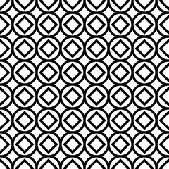 Vector seamless pattern. Modern stylish abstract texture. Batik background modern