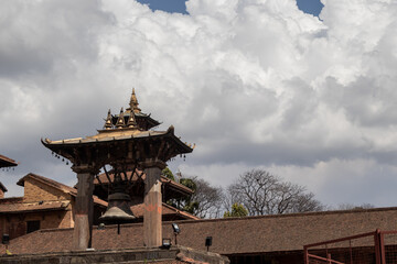 Taleju bell located in Patan Durbar Square, Patan, Nepal, which is one of the World Heritage Site declared by UNESCO