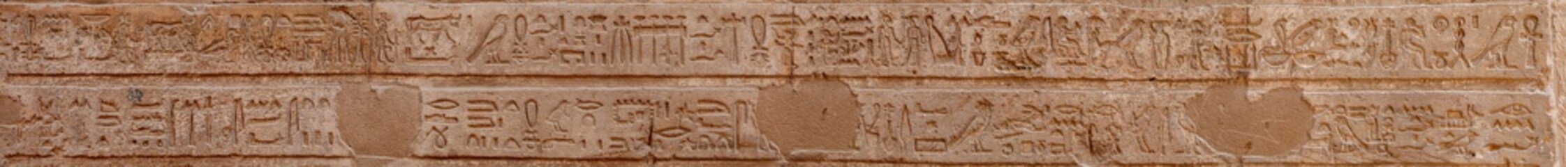 Ancient Egyptian writing, Egyptian hieroglyphs