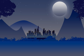 Una noche en la ciudad de las monta&ntilde;as