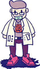 illustration of a bitcoin doctor