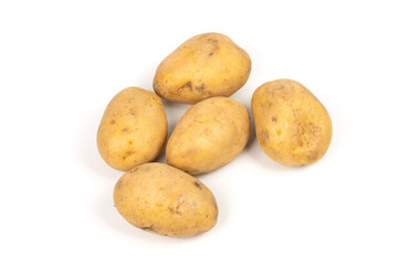 Potato Isolated on White Background
