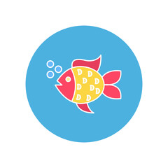 Fish Vector icon which is suitable for commercial work and easily modify or edit it


