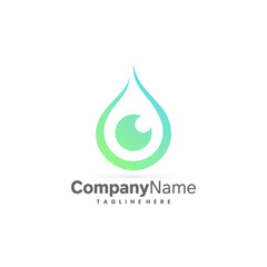 simple eye logo design, health eye logo