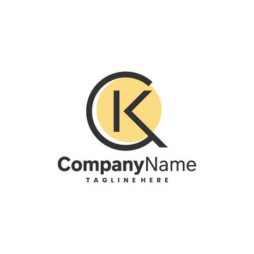 luxury ck logo design template