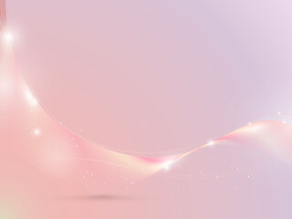 春　線画　ラインアート　キラキラ　ピンク　きれい　背景