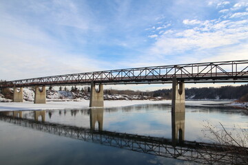 bridge over the river