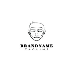 avatar logo concept design template vector illustration