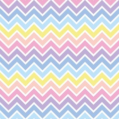 abstract background of multi-colored zigzag stripes in pastel colors, for design, baby wallpaper