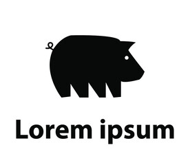 nice vector black animal logo 