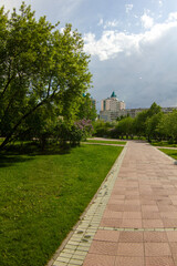 castle in the park