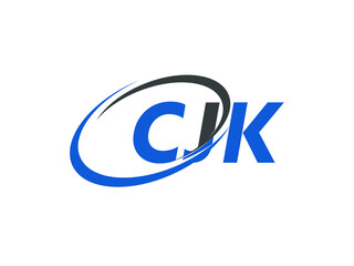 CJK letter creative modern elegant swoosh logo design