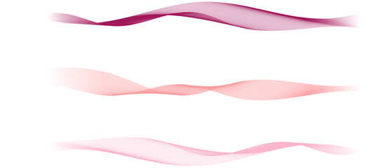 Wave vector element with abstract lines for website, banner and brochure. Wave of the many colored lines. Curve flow motion illustration. Modern background design. Lace effect.