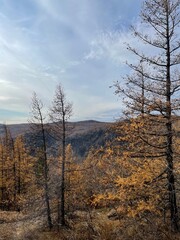 autumn in the mountains