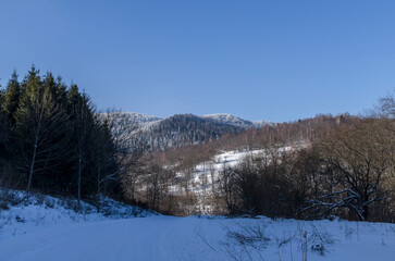 Bieszczady w zimie 