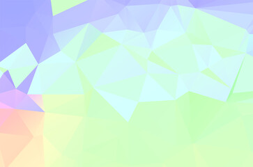 Abstract triangulation geometric green background