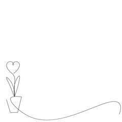 Fototapeta na wymiar Heart on white background, vector illustration