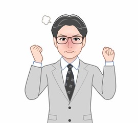 中年のサラリーマン