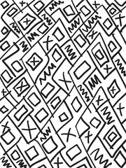 Abstract background with irregular lines and various pattern