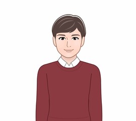 おしゃれな若い男性