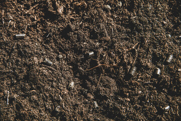 Soil with long-term organic fertilizer or manure