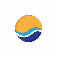 Fototapeta premium Sun Vector illustration Icon Logo Template design