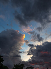 Fototapeta na wymiar epic clouds