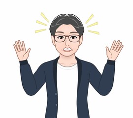 オシャレな中年男性