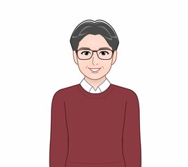 オシャレな中年男性