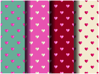 Fototapeta premium love backdrop background wallpaper pattern template romantic sign logo icon poster valentine invitation red heart symbol media sweet beautiful illustration vector holiday banner celebration wedding