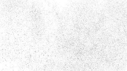 Distressed black texture. Dark grainy texture on white background. Dust overlay textured. Grain noise particles. Rusted white effect. Grunge design elements. Vector illustration, EPS 10.