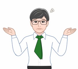 レストランスタッフの男性