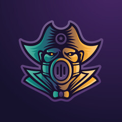 Pirates with Mask Vector Logo