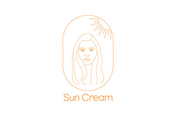 abstract women line art vector illustration 