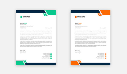 Corporate letterhead design