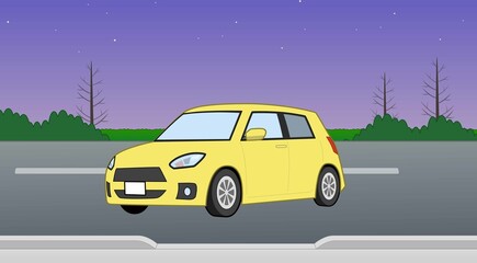 Obraz premium 車と空