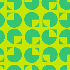 abstract geometric seamless pattern in bright colors