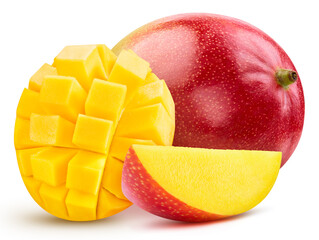Mango isolated on the white background