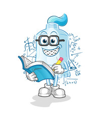 Obraz premium toothpaste geek cartoon. cartoon mascot vector
