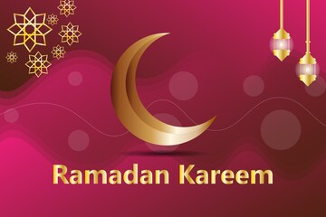 Fototapeta na wymiar ramadan kareem greeting card