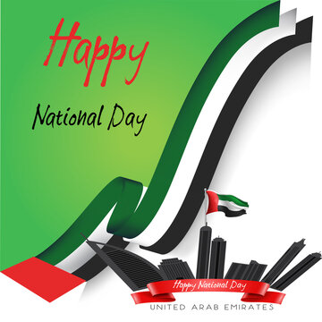 United Arab Emirates National Day, can be used for greting card, poster or banner