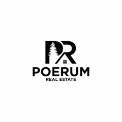 pr vektor logo real estat